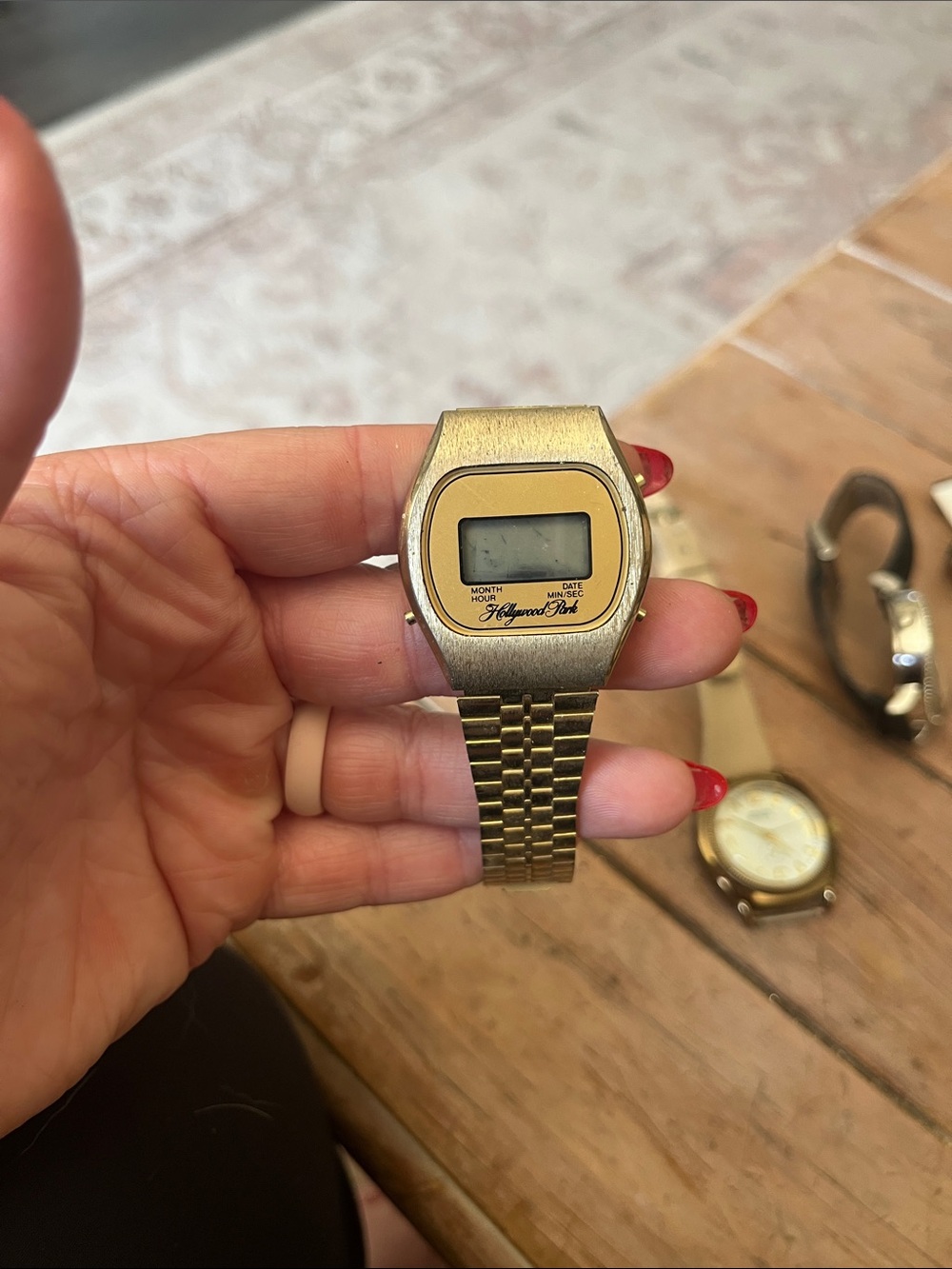 Vintage Hollywood park watch. Made in Hong Kong.